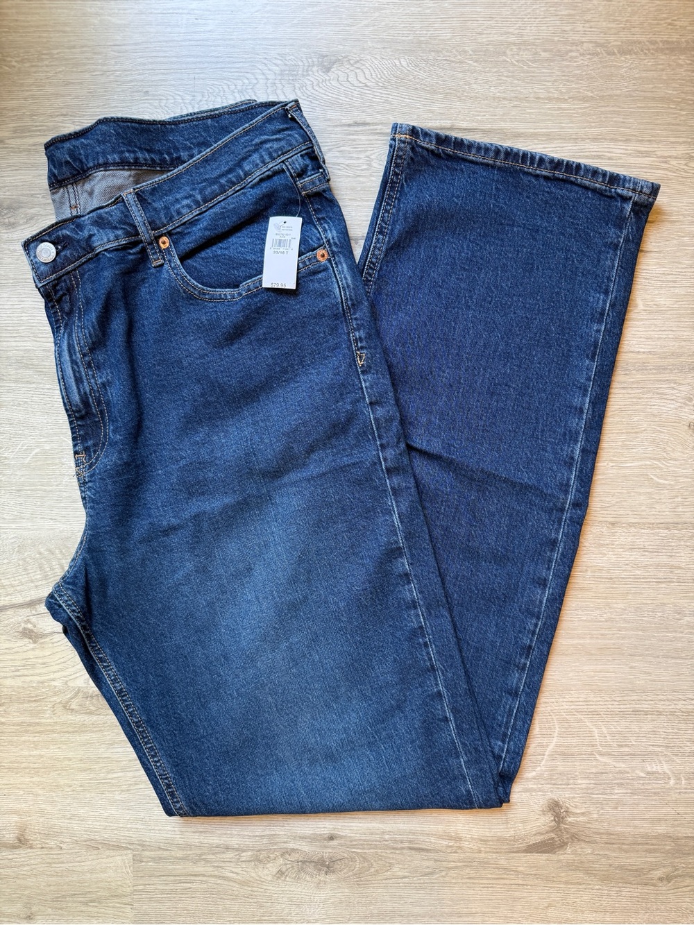 33T 16T GAP 90’s Mid Rise Loose Jeans Dark Indigo Women’s 33 16 Tall